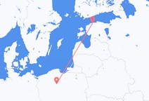 Flyg från Tallinn, Estland till Bydgoszcz, Polen