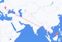 Flyg från Kota Kinabalu, Malaysia till Cluj Napoca, Rumänien