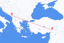 เที่ยวบิน จาก พอดกอรีตซา, มอนเตเนโกร ไปยัง คาห์รามานมารัส, ตุรกี