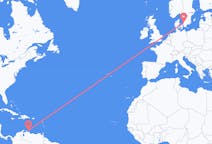 Flights from Willemstad, Curaçao to Halmstad, Sweden