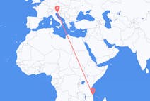 Flights from Mtwara, Tanzania to Trieste, Italy