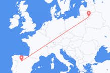 Vluchten van Vilnius, Litouwen naar Valladolid, Spanje