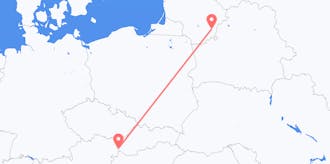 スロバキアからリトアニアへのフライト