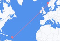 Flights from Saint Vincent, St. Vincent & Grenadines to Bergen, Norway