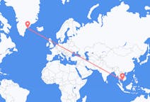 Flyreiser fra Phú Quốc, Vietnam til Kulusuk, Grønland