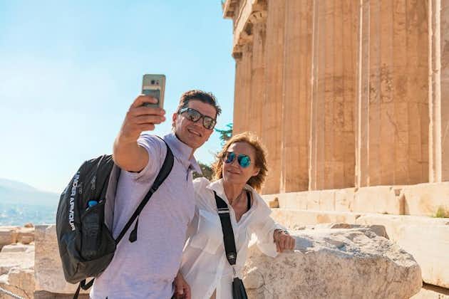 Tweedaagse combo privétour: essentiële Athene en tempel van Poseidon plus Delphi
