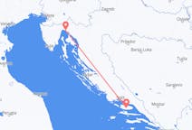 Flyg från Brač till Rijeka