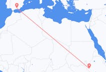Flyg från Gambela, Etiopien till Granada, Nicaragua, Spanien