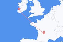 Flyreiser fra Killorglin, Irland til Brive-la-gaillarde, Frankrike