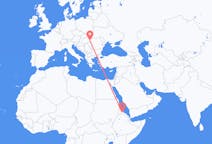 Flyg från Asmara, Eritrea till Oradea, Rumänien