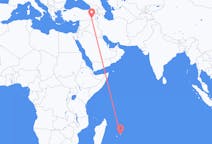 Flyreiser fra Mauritius, Mauritius til Sirnak, Tyrkia