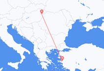Vluchten van Debrecen, Hongarije naar Izmir, Turkije