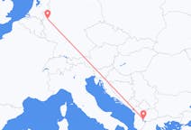Flights from Ohrid in North Macedonia to Düsseldorf in Germany