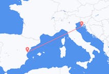 Flyreiser fra Pula, Kroatia til Castelló de la Plana, Spania