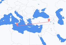Flyreiser fra Mus, Tyrkia til Malta, Malta