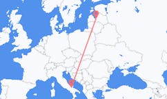 Flyrejser fra Foggia til Riga