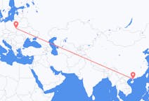 Flyg från Zhanjiang, Kina till Lublin, Polen