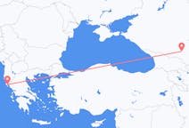 Fly fra Groznyj til Korfu