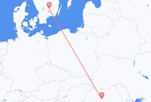 Fly fra Târgu Mureș til Växjö