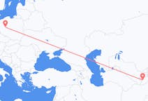 Flug frá Dushanbe til Poznań