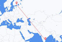 Flights from Chennai, India to Lappeenranta, Finland