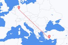 Vols de Paderborn pour Antalya