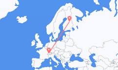 Flights from Kajaani, Finland to Bern, Switzerland