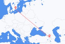 Flyreiser fra Jerevan, Armenia til Karlskrona, Sverige