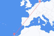 Flights from Tenerife in Spain to Hamburg in Germany