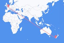 Flyreiser fra Invercargill, New Zealand til Paris, Frankrike
