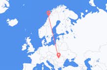 Vluchten van Bodø naar Cluj Napoca