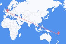 Flyreiser fra Nadi, Fiji til Brussel, Belgia