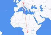 Flyrejser fra Dundo, Angola til München, Tyskland
