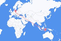 Flyg från Kupang, Indonesien till Prag, Tjeckien