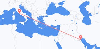Flights from Kuwait to Italy