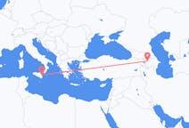 Vluchten van Gəncə, Azerbeidzjan naar Catanië, Italië