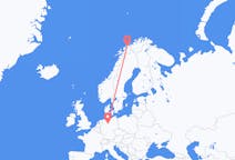 ノルウェーのから トロムソ、ドイツのへ ハノーファーフライト