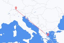 Flights from Skiathos, Greece to Friedrichshafen, Germany