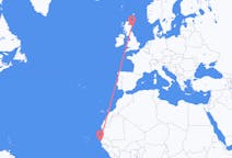 Voli from Dakar, Senegal to Aberdeen, Scozia