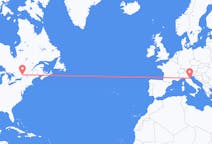 Flyg från Ottawa, Kanada till Rimini, Italien
