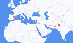 出发地 印度出发地 杰伊瑟尔梅尔目的地 西班牙阿利坎特的航班