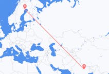 Flights from Varanasi, India to Luleå, Sweden
