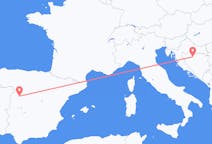 Flyrejser fra Salamanca, Spanien til Banja Luka, Bosnien-Hercegovina