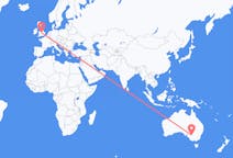Flyreiser fra Mildura, Australia til Birmingham, England
