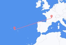 フランスのから クレルモン＝フェラン、ポルトガルのへ ピコ島フライト