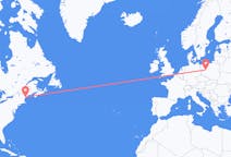 Voli da Portland, Stati Uniti a Poznań, Polonia