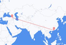 Flyg från Shenzhen, Kina till Kars, Kina