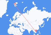 Flyg från Pleiku till Svalbard
