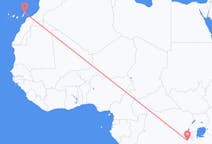 Flyreiser fra Bujumbura, til Lanzarote
