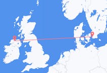 Flyg från Malmö, Sverige till Derry, Nordirland